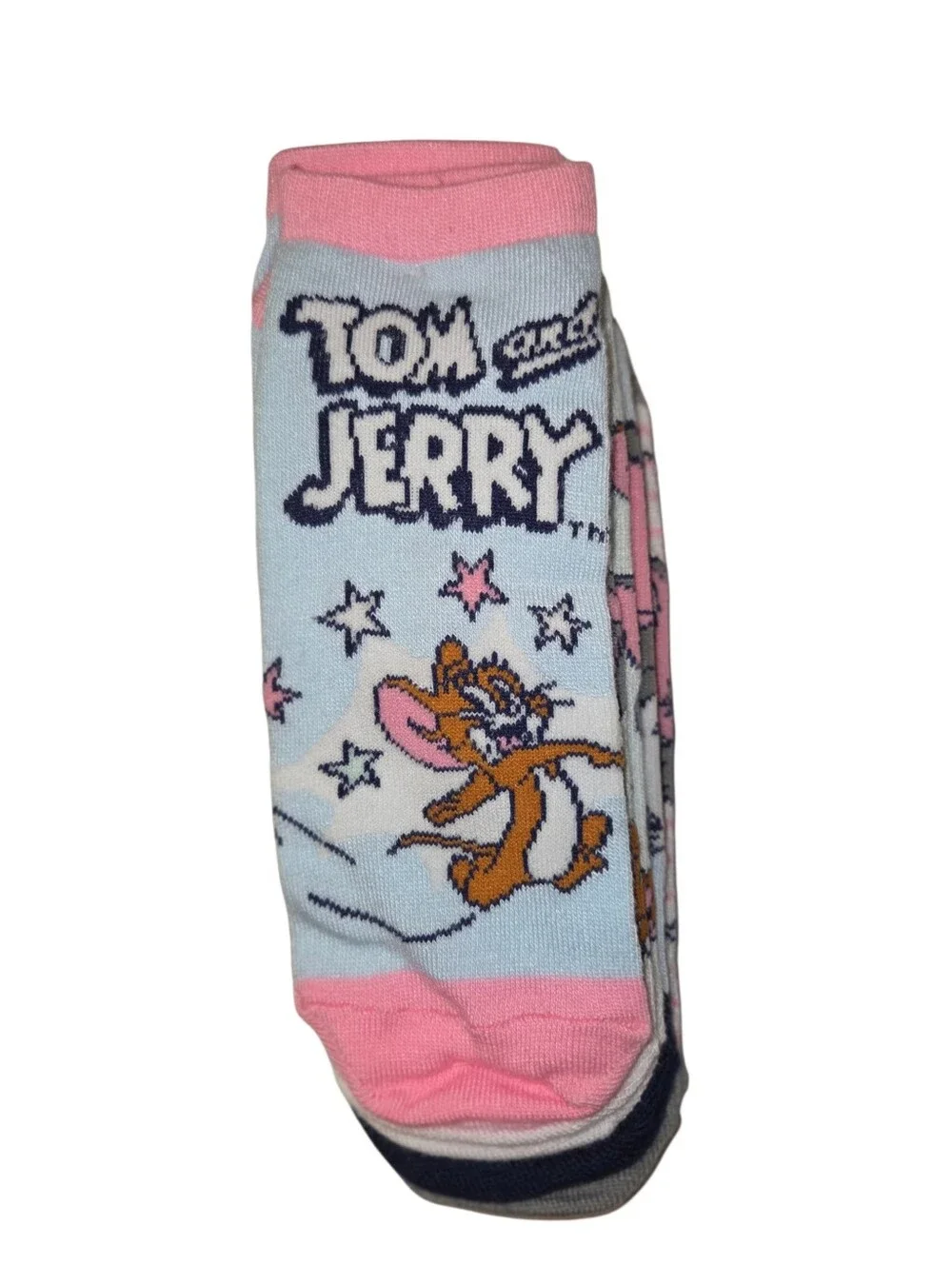 NWOT Bundle Of Tom And Jerry No Show Socks